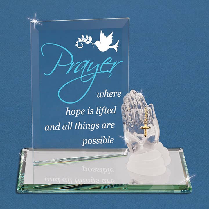 EM3 857-PH: Prayer, Where Hope is Lifted for wholesale by Glass Baron