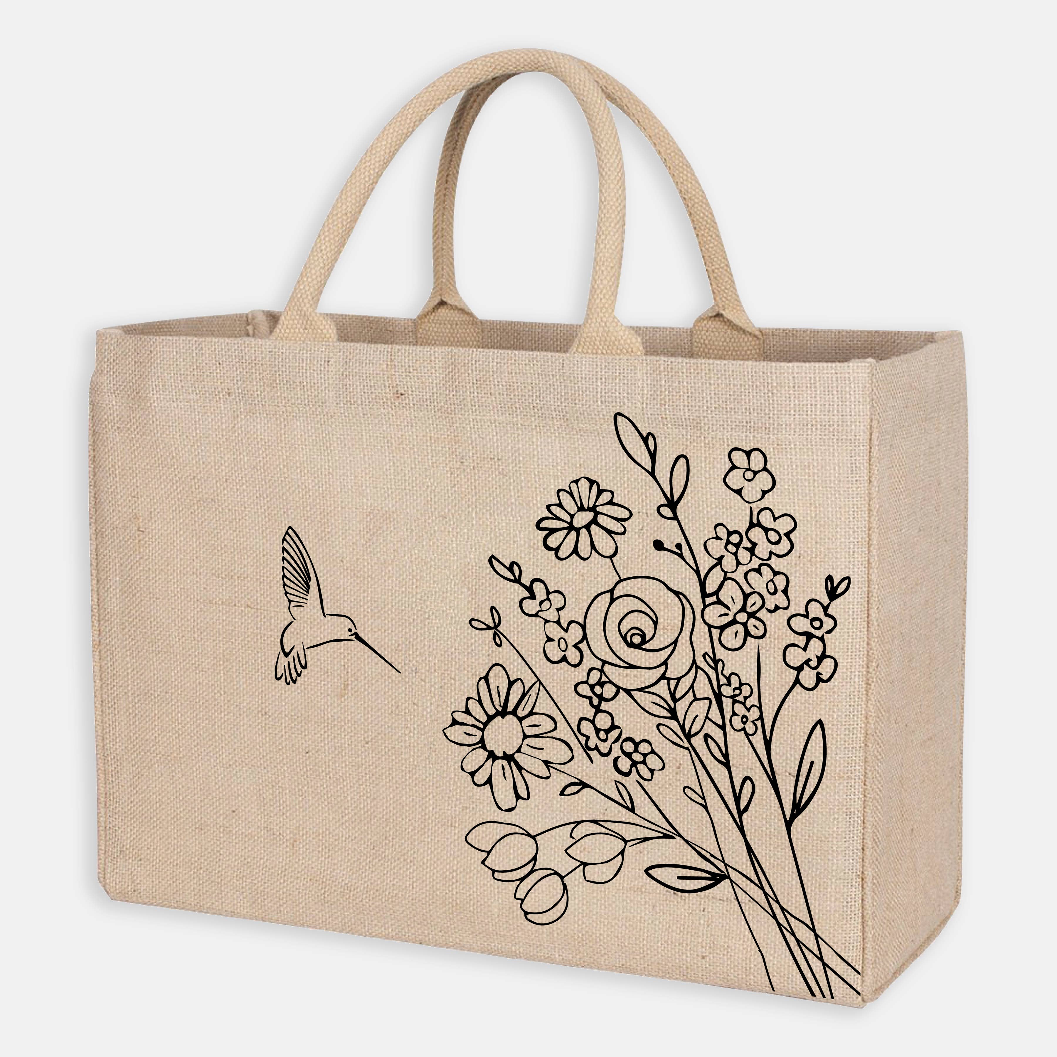 KAF Home - Wholesale Grocery/Shopping Bag - KAF Home Jute Market Tote Bag - Durable and Oversized12