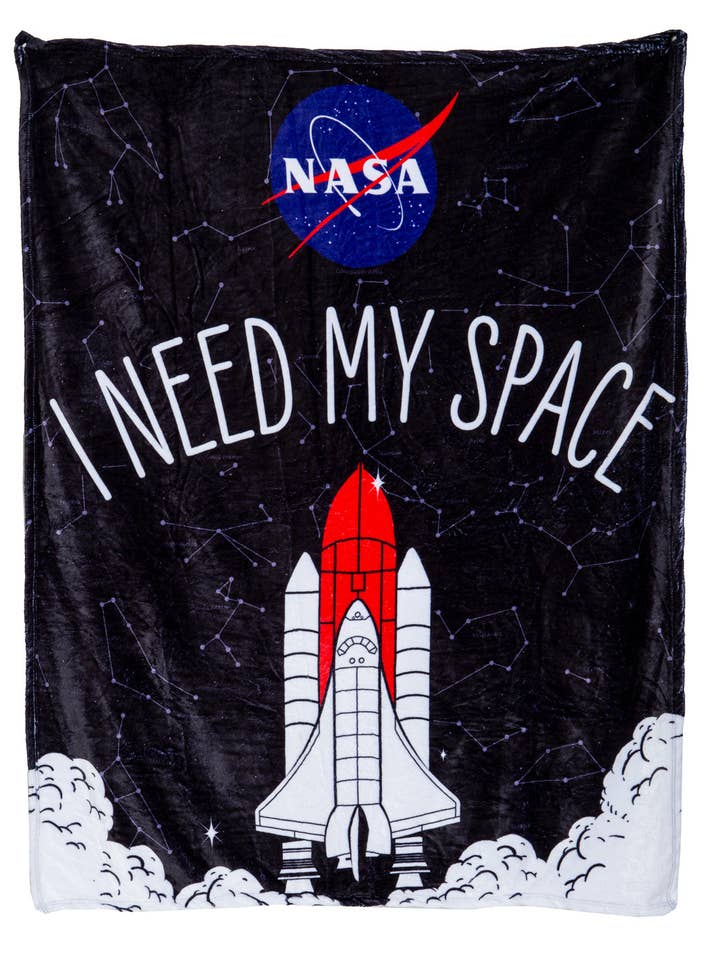 NASA "I Need My Space" Throw Blanket for wholesale by Calhoun Sportswear
