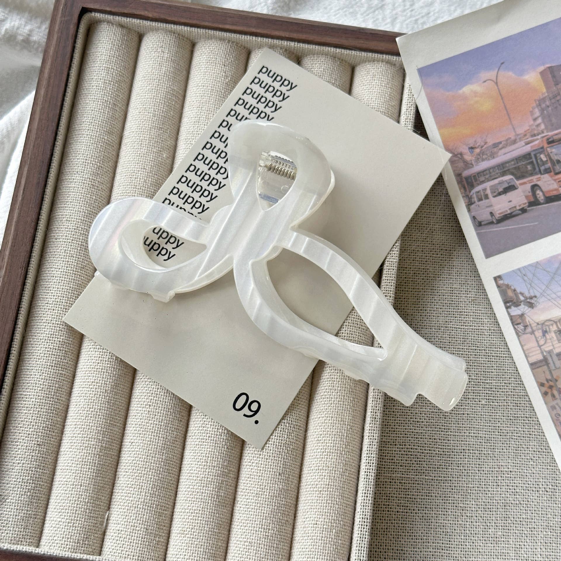 SoapElenGlen – Clips para cabelo - Mulher por atacado – Garra Elegante com Laço, Doce Gancho de Cabelo1