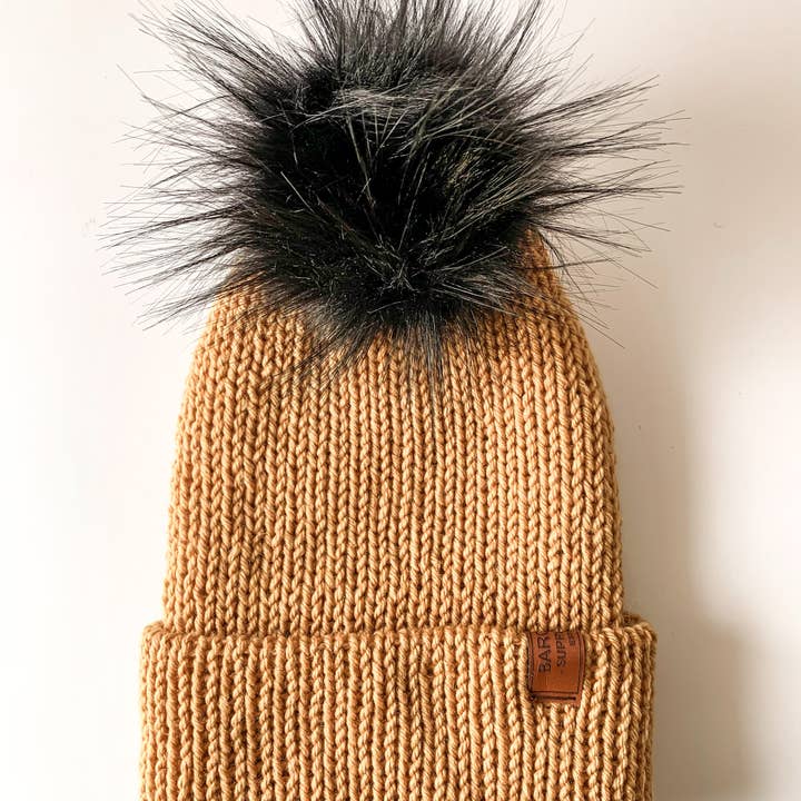 Barossa Supply Co. - Wholesale Beanie - Women's - New Season! Double Knit Pom Pom Beanie - Wool Blend
