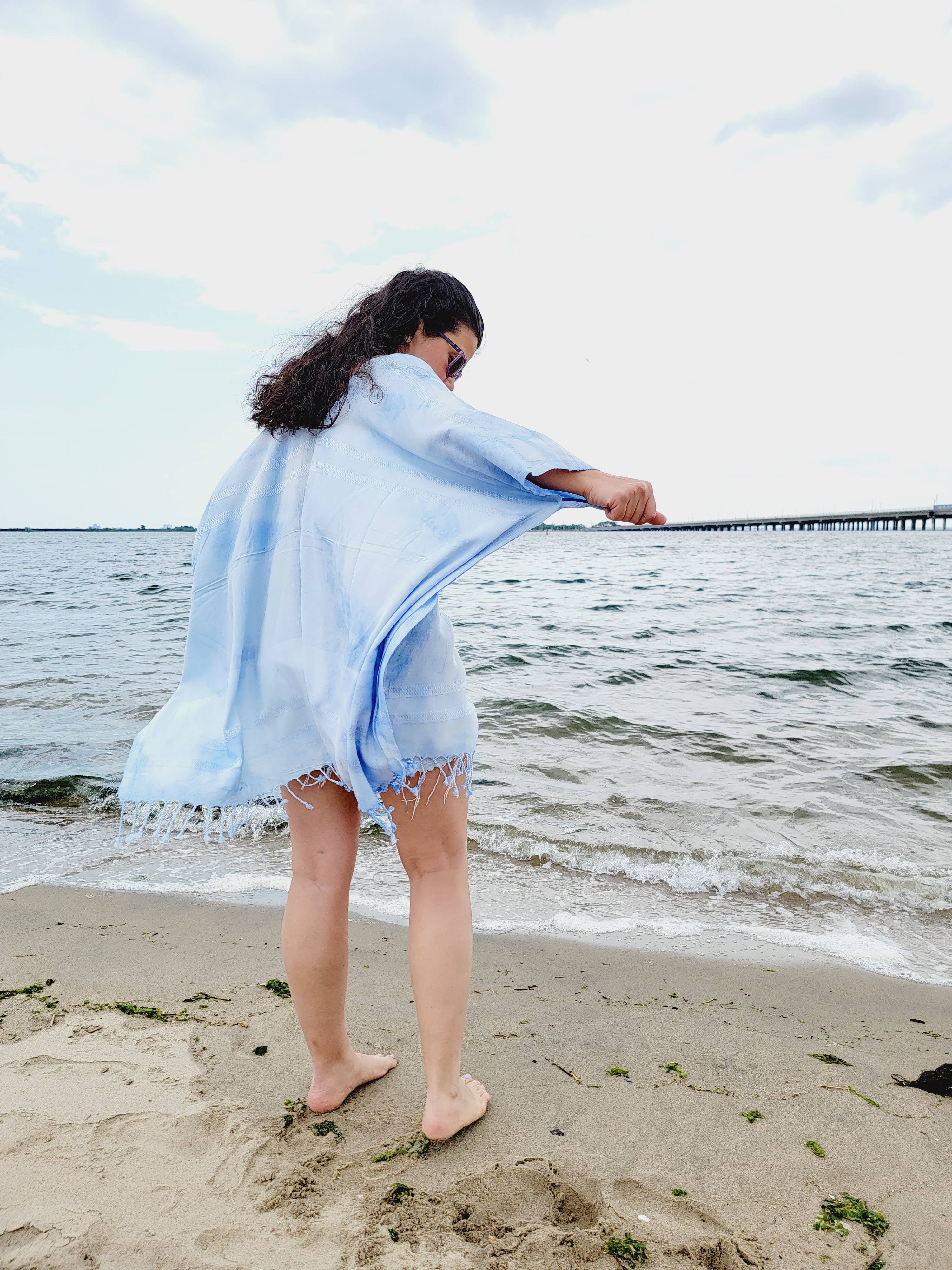 EBRU Home - Vendita all'ingrosso Copricostume - Donna - Telo da spiaggia, abito da spiaggia, copertura leggera fatta a mano5