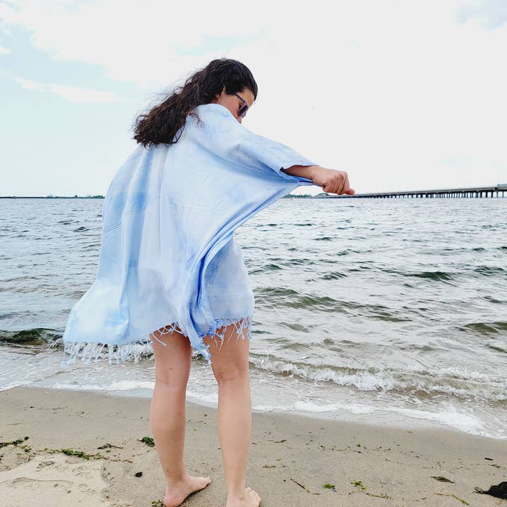 EBRU Home - Vendita all'ingrosso Copricostume - Donna - Telo da spiaggia, abito da spiaggia, copertura leggera fatta a mano5