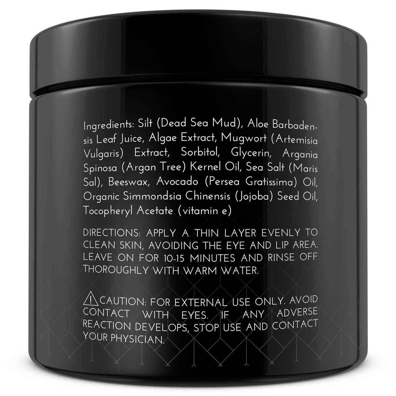 The Midwest Sea Salt Company - Wholesale Skincare Face Mask - Detox Dead Sea Mud Clay Mask 16oz (453gr)1