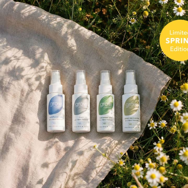 Grow Fragrance - Wholesale Room & Linen Spray - Spring Discovery Set1