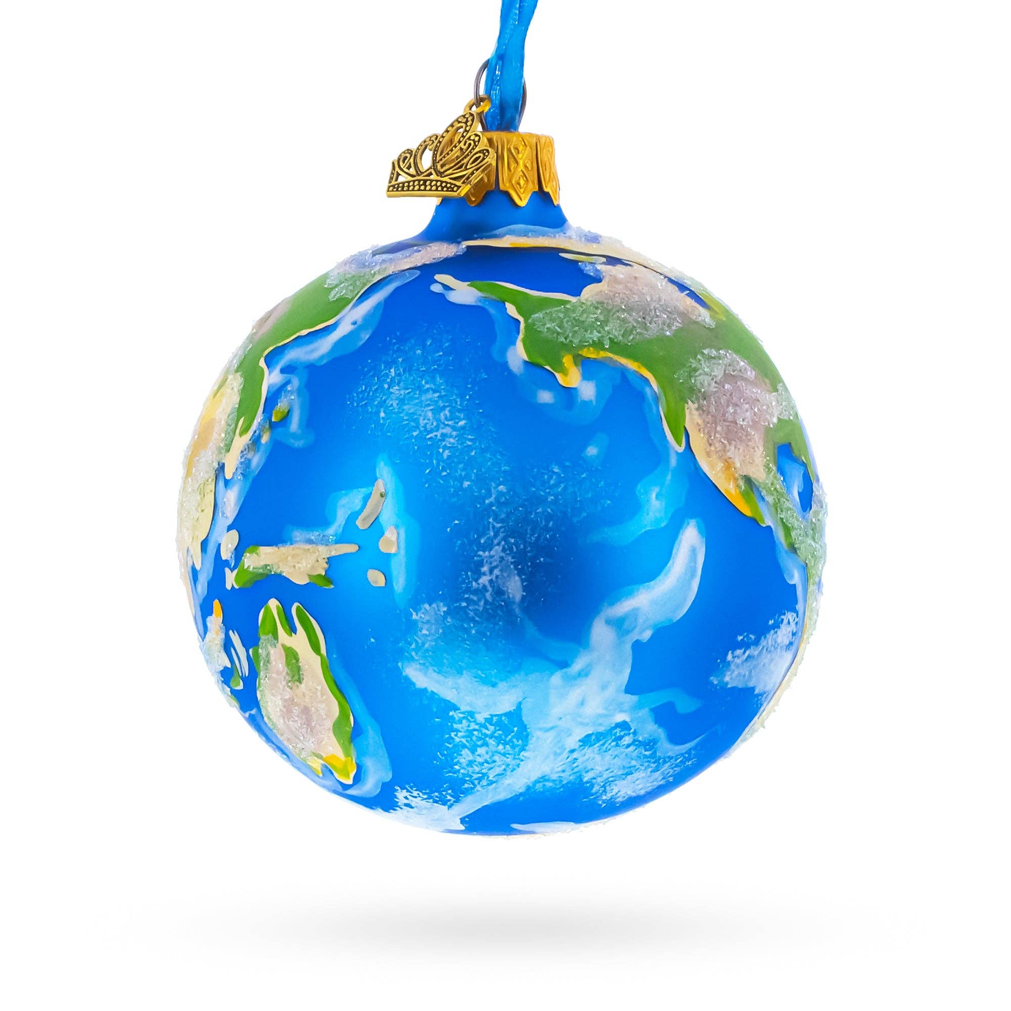 BestPysanky - Wholesale Ornament - Planet Earth Globe Glass Ornament2