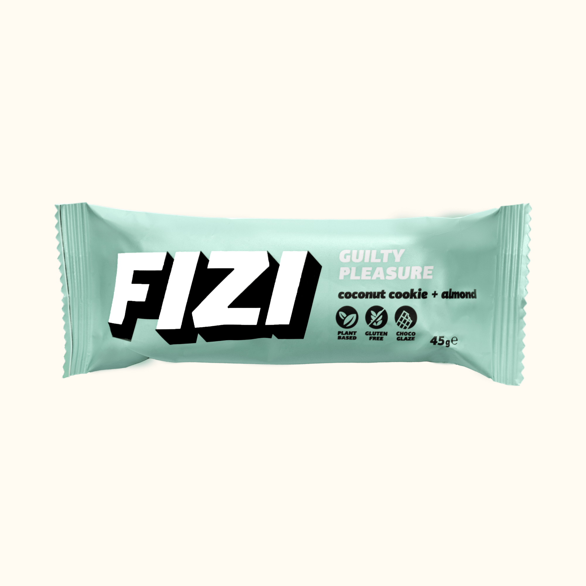 FIZI - Vente Barres de céréales - GUILTY PLEASURE « COOKIE NOIX DE COCO + AMANDE » 10x45 g2