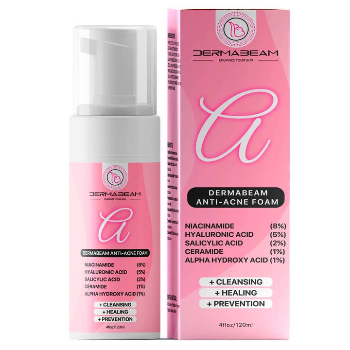 Anti-Acne Foam for wholesale by Dermabeam