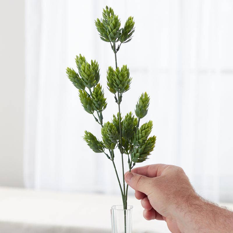 Factory Direct Craft - Wholesale Artificial Flowers - 25" Weatherproof Hops Greenery Stem - Select Color3