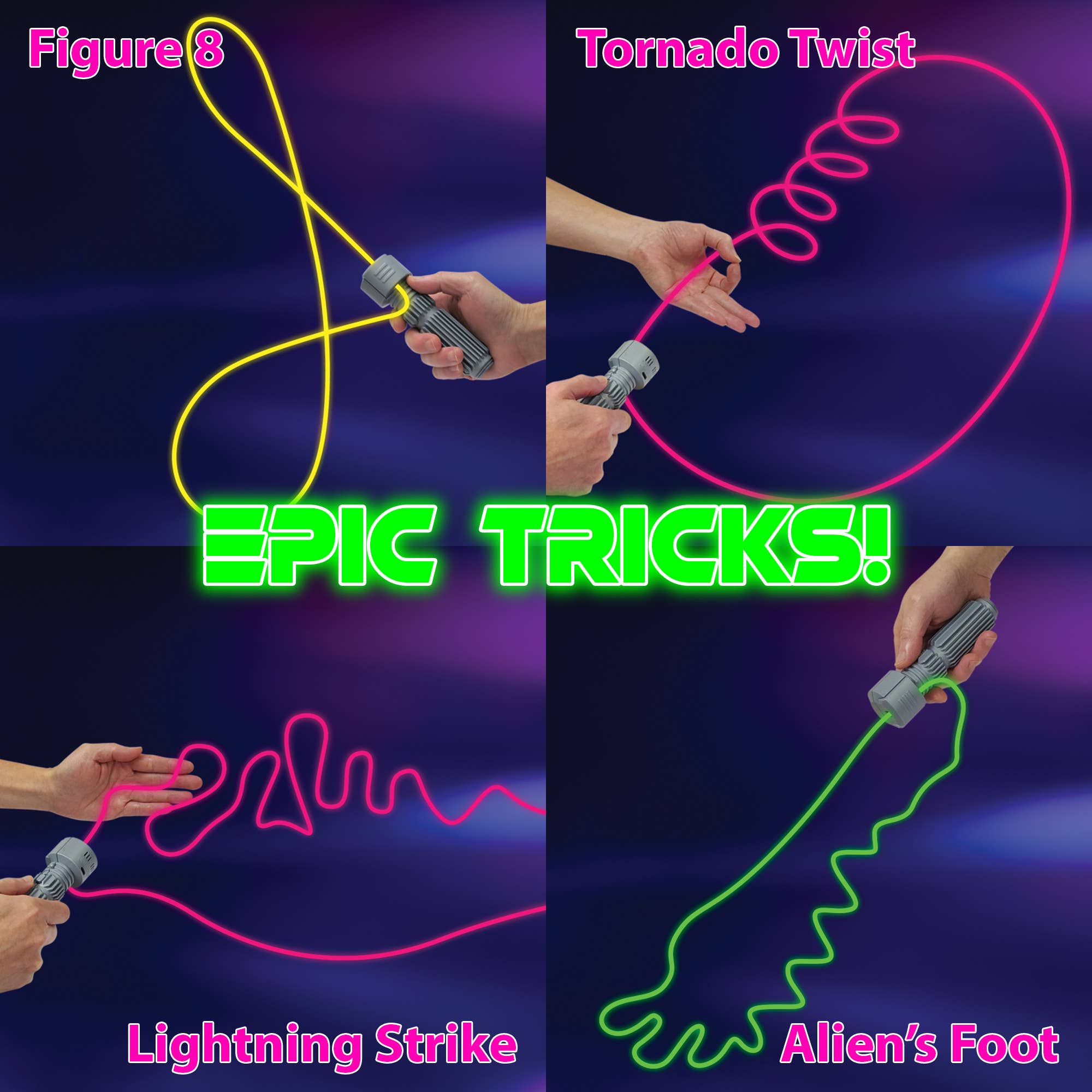 Funwares – Brinquedo clássico - Crianças por atacado – String Thing – Brinquedo Interativo com Luzes para Crianças e Adolescentes4