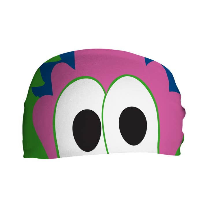 Multi Phillies Cooling Headband: Phanatic Mascot Stare for wholesale on Faire