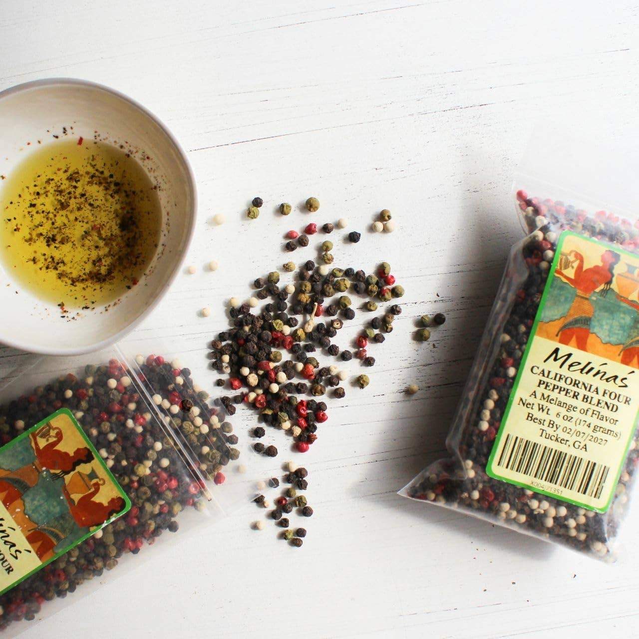 Melina's Gourmet - Wholesale Pepper/Peppercorns - California Four Peppercorn Blend 6oz1