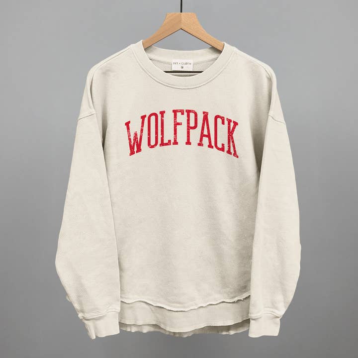 Ivy + Cloth - Wholesale Screen Printed T-Shirt - Women's - Wolfpack Arch3