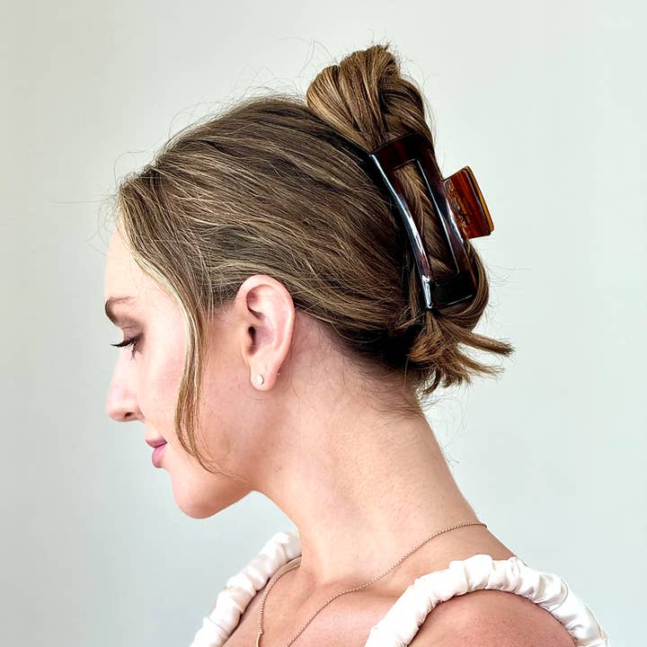 Ficcare - Wholesale Hair Clip - Women's - Brigitte Jaw Italian Acetate - XLong10