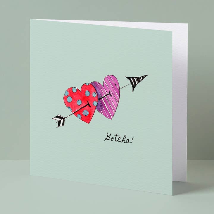 The Gnat - Wholesale Love Card - Gotcha! teeny card0