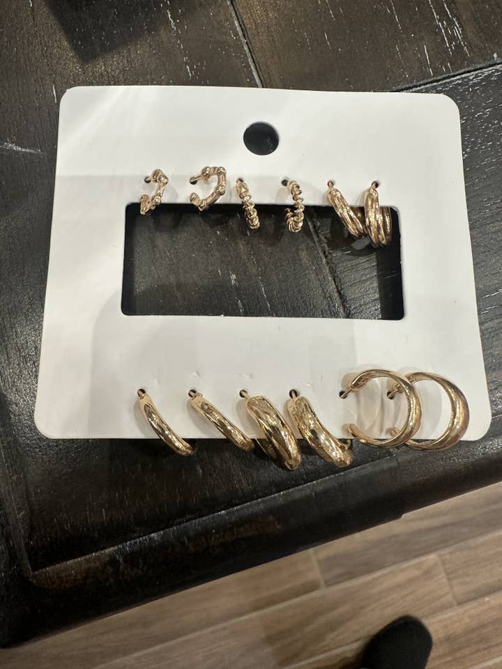 Multi hoop set for wholesale by Nette Road Wholesale