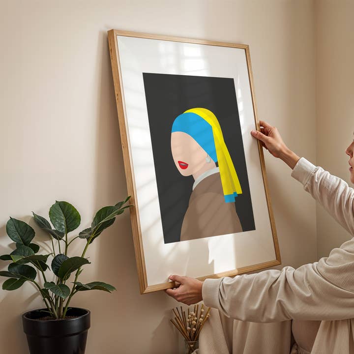 Burones - Wholesale Art Print - Artprint Meisje met de parel5