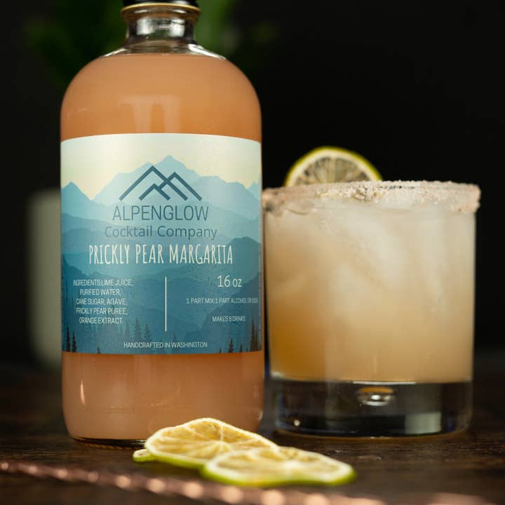 Alpenglow Cocktail Company - Wholesale Cocktail Mix/Syrup - Prickly Pear Margarita