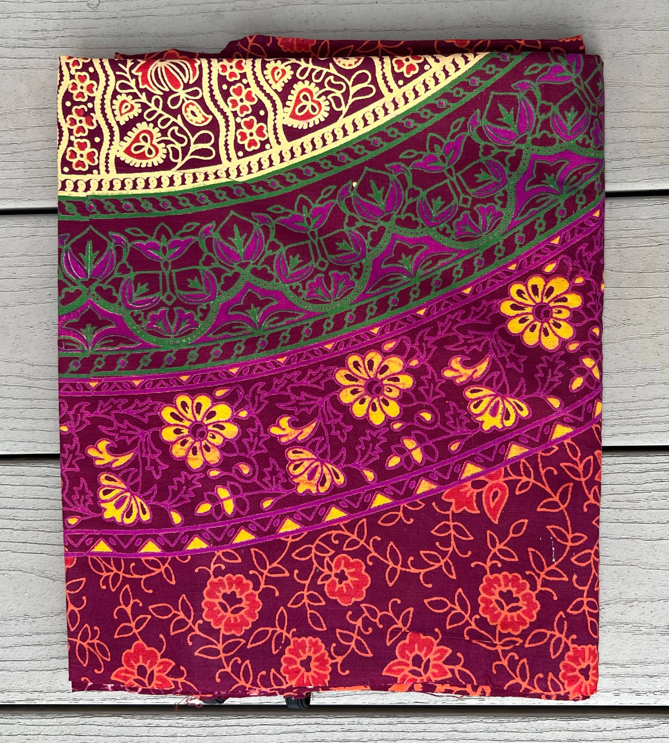 Lungta Imports - Wholesale Tapestry/Textile - Floral Mandala Tapestry Wall Decor Beach Throw 80X50 Inches7