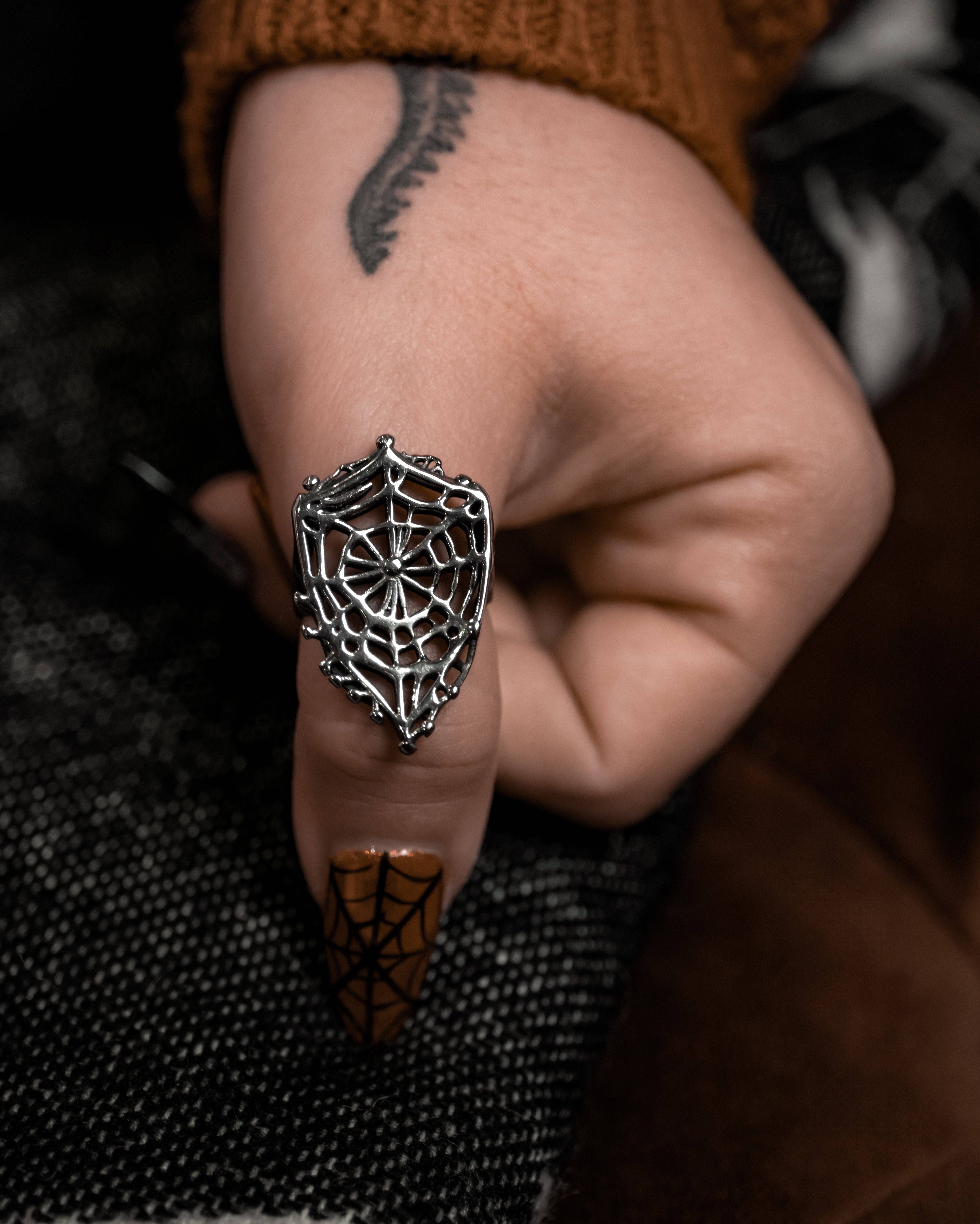 Lively Ghosts - Wholesale Cocktail/Statement Ring - Arachne Ring4