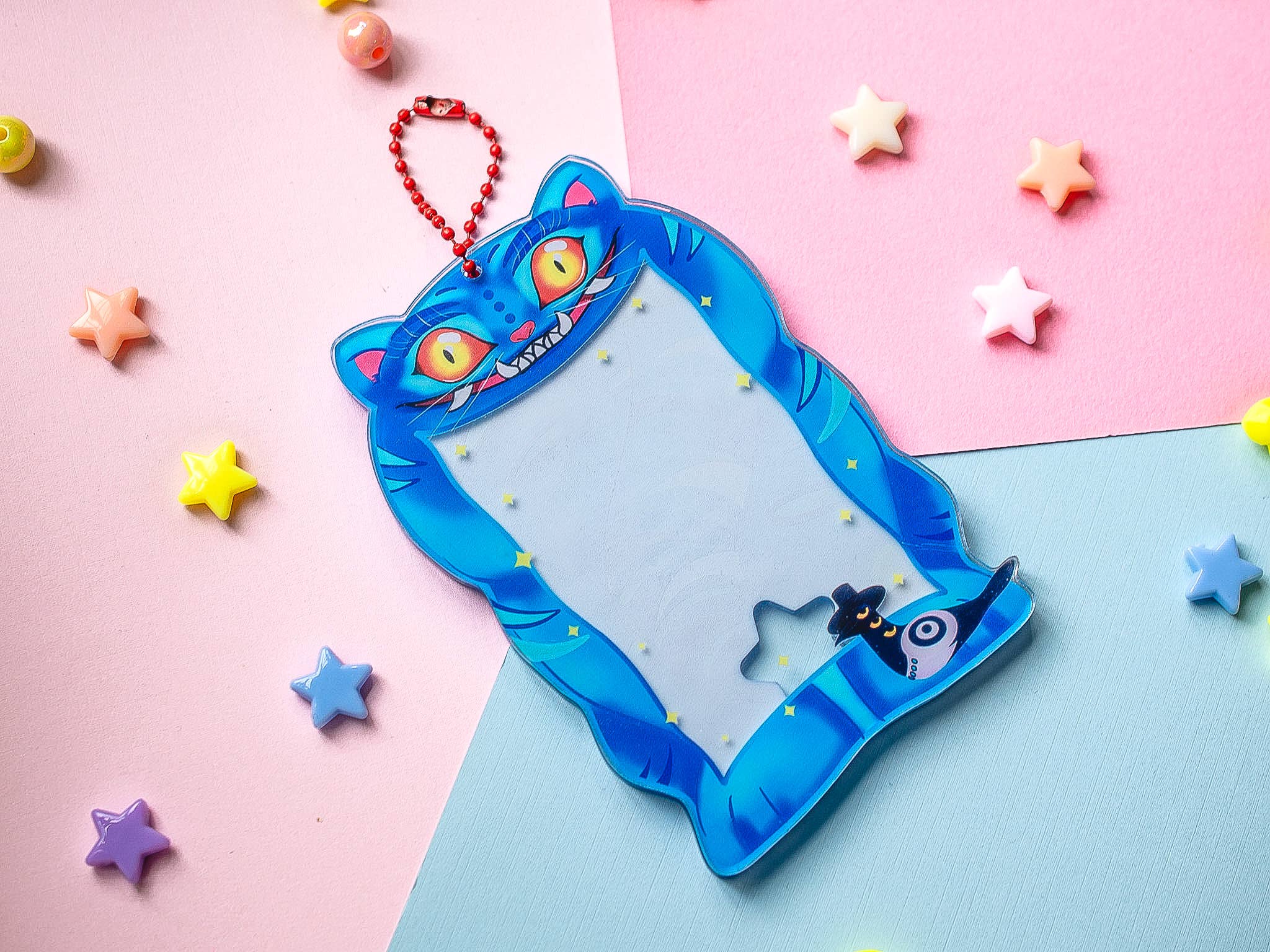 Kawineko - Wholesale Keychain - Women's - Kpop demon hunters derpy tiger pc holder photocard keychain1