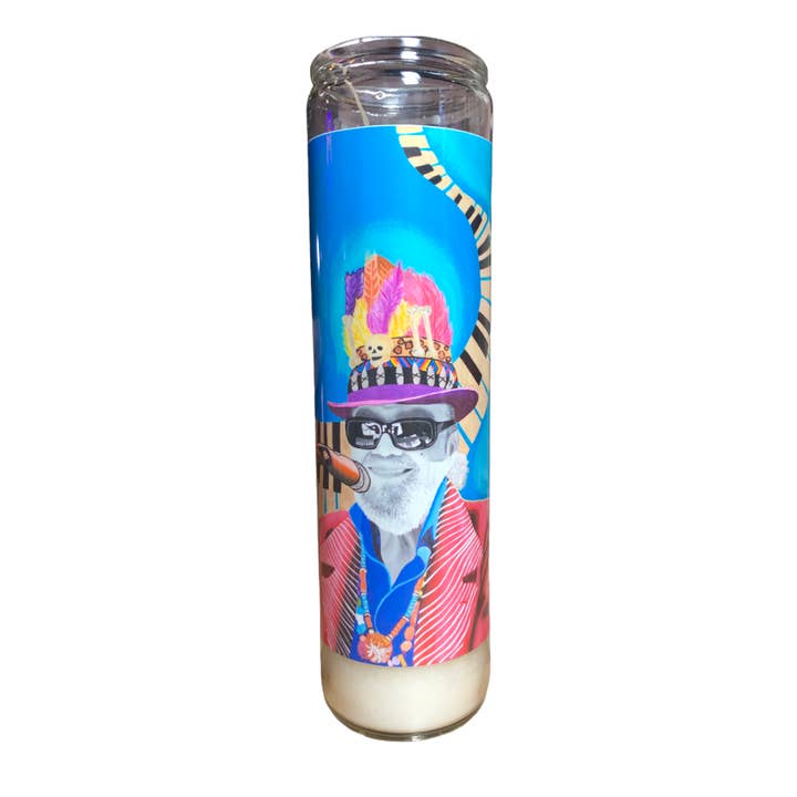 Chelsea Merrill Dr. John Prayer Candle for wholesale by The Luminary and Co.