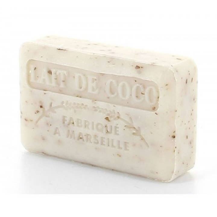 Coconut Milk - French soap with organic shea butter 125g for wholesale by Au Savon de Marseille
