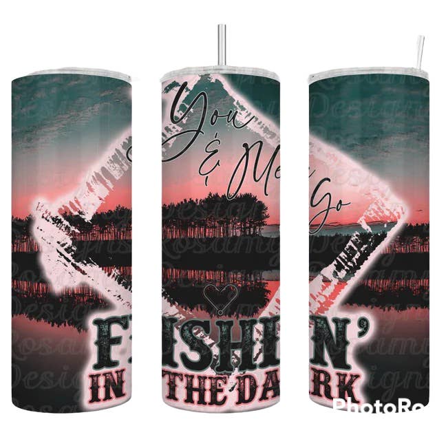 Becher „Fishing in the Dark“, 50 ml für den Großhandel von Jaybird Boutique Co.