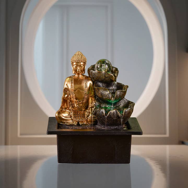 Zen'Arome - Wholesale Christmas Decoration - Arya Indoor Decorative Fountain with LED Lighting
