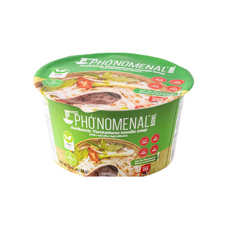 Phonomenal - Wholesale Ramen - Pho’nomenal Bowl Instant Veggie Pho (Case of 6 Bowls)4