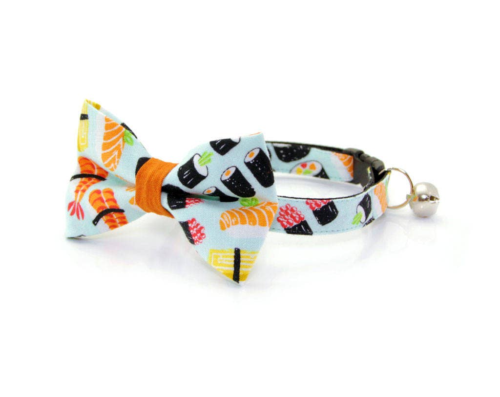 Made By Cleo - Wholesale Pet Collar - Cat - "Sushi Date" - Sushi Cat Collar3