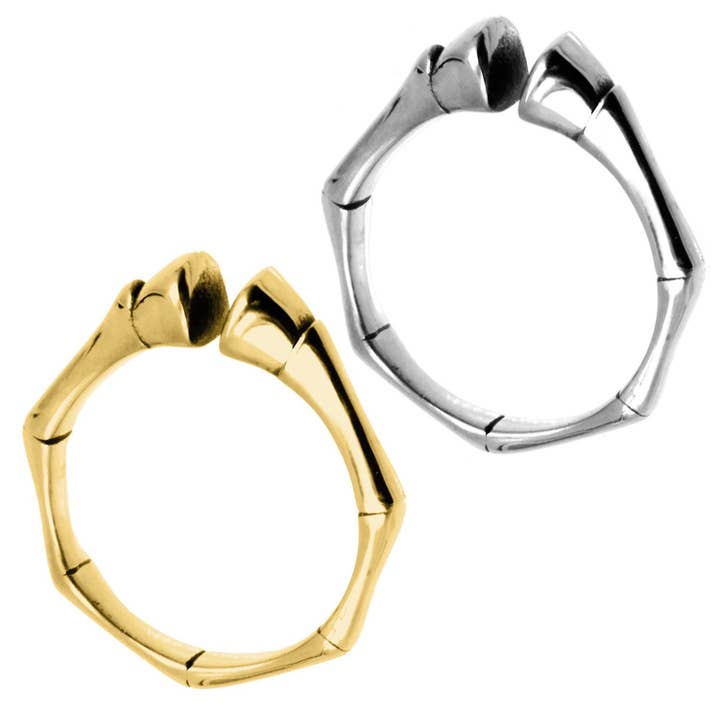 Awaken - Wholesale Band/Stacked Ring - Horse Hoof Ring Unisex Steel Ring - A-5311