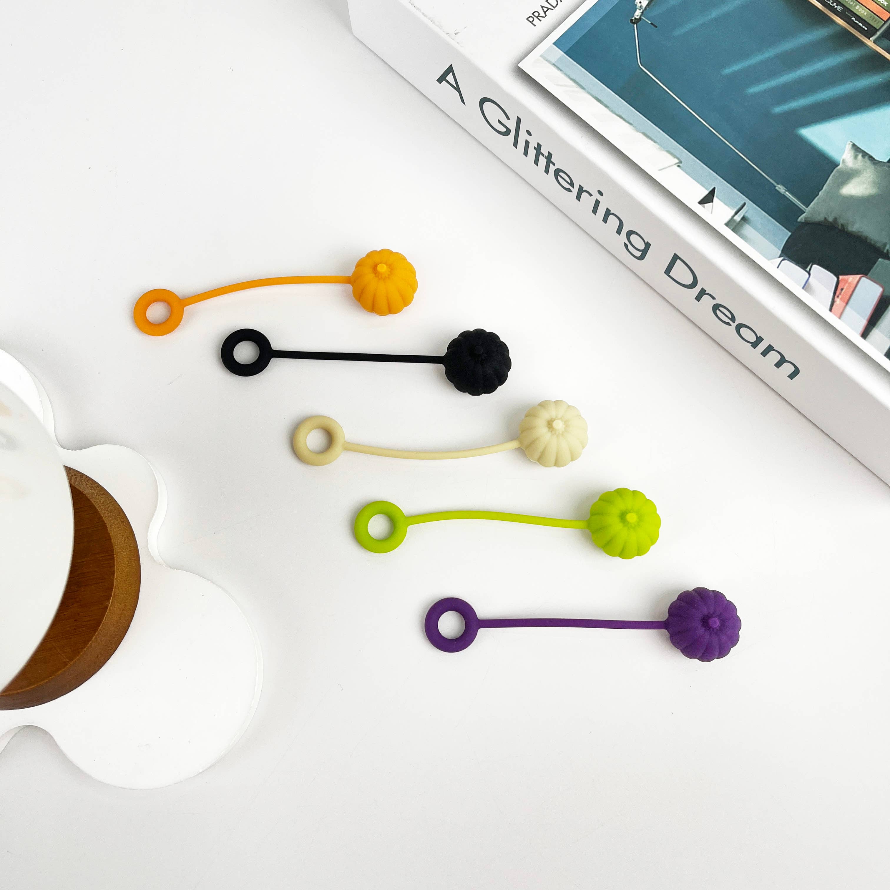 SoapElenGlen - Wholesale Drinking Straw - Pumpkin Straw Covers3