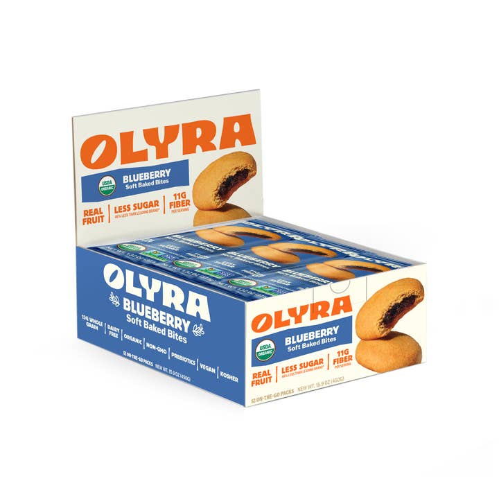 12 stk. Bløde Bagte Blåbærbid for engroshandel hos OLYRA