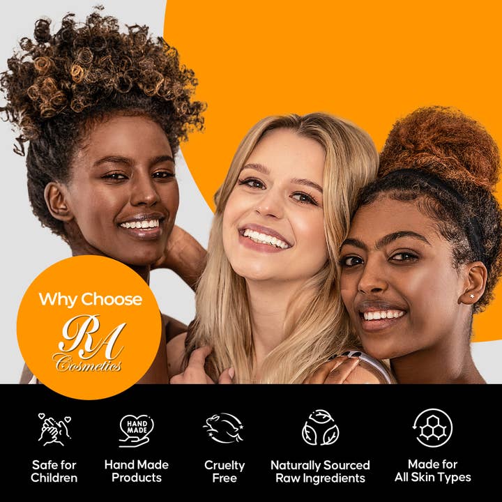 RA Cosmetics, LLC - Wholesale Body Balm/Butter - 100% African Ivory Shea Butter Whipped - Vanilla Blush,12 oz