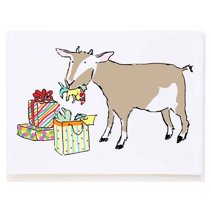 Cadeaux pour manger des chèvres pour la vente par mollyOcards