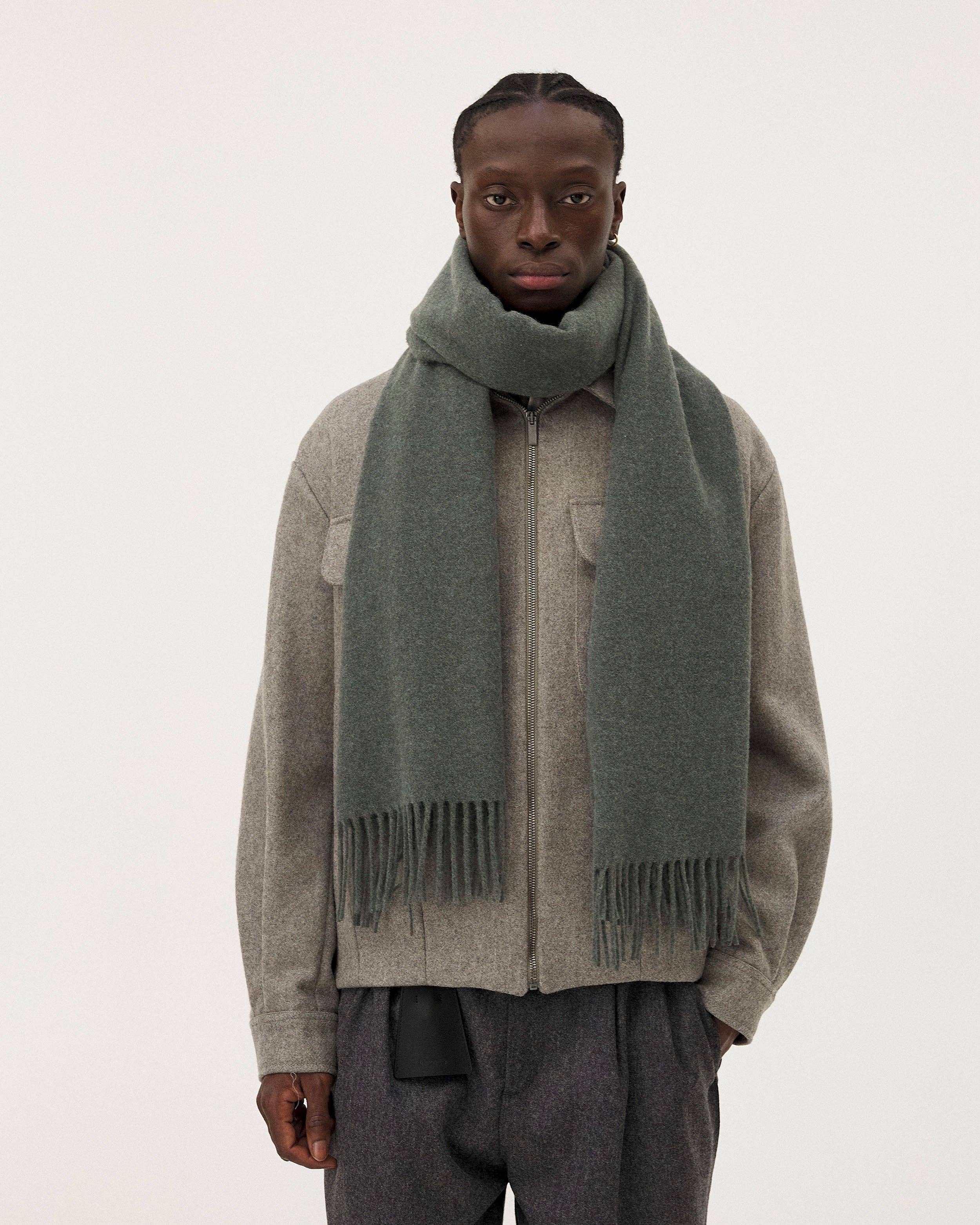 NOYOCO - Wholesale Scarf - Unisex - Unisex Scarf Odda Green1