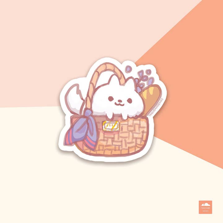 Thousand Skies - Wholesale Sticker - Vinyl Sticker Pom Basket Weaver Bag