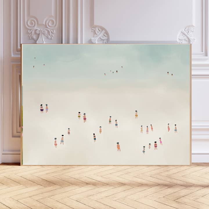Impressão Artística de Paisagem de Praia e Mar por atacado de Kumo Art Prints