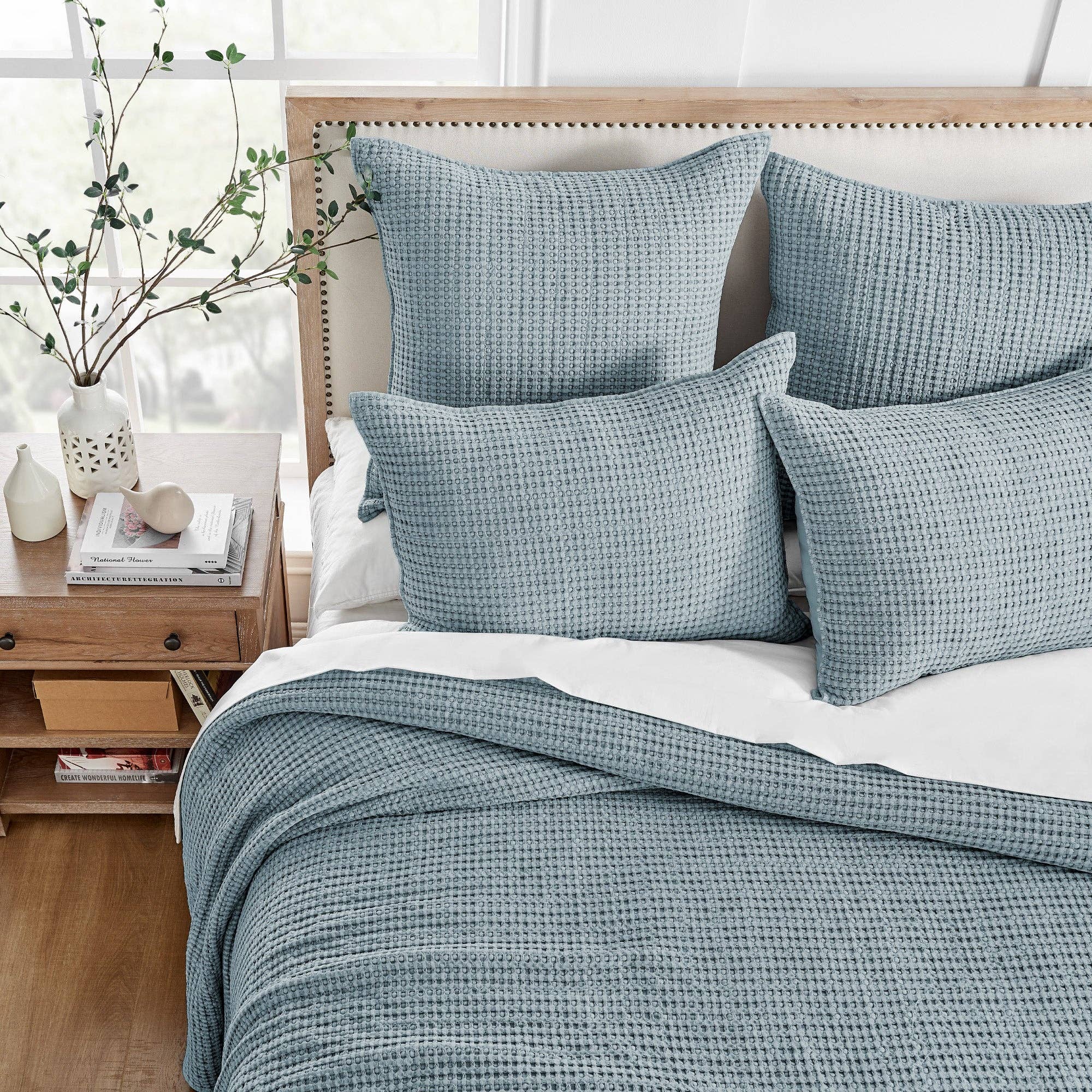 Levtex Home - Vente Parure de lit - Ensemble de couvre-lit Mills Waffle59