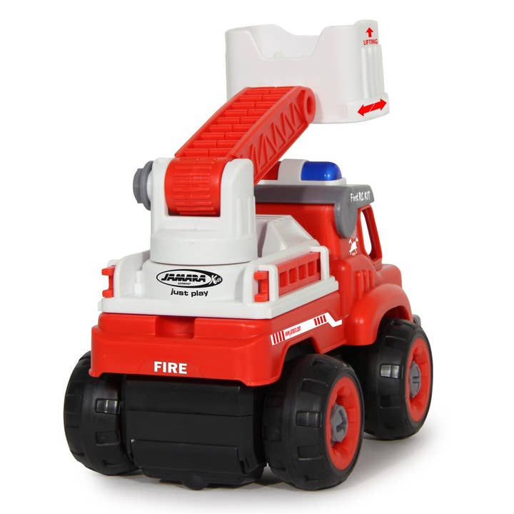 mhw24 - Wholesale Toy Car/Truck - Kids - First RC 33 piece fire truck kit with cordless screwdriver8