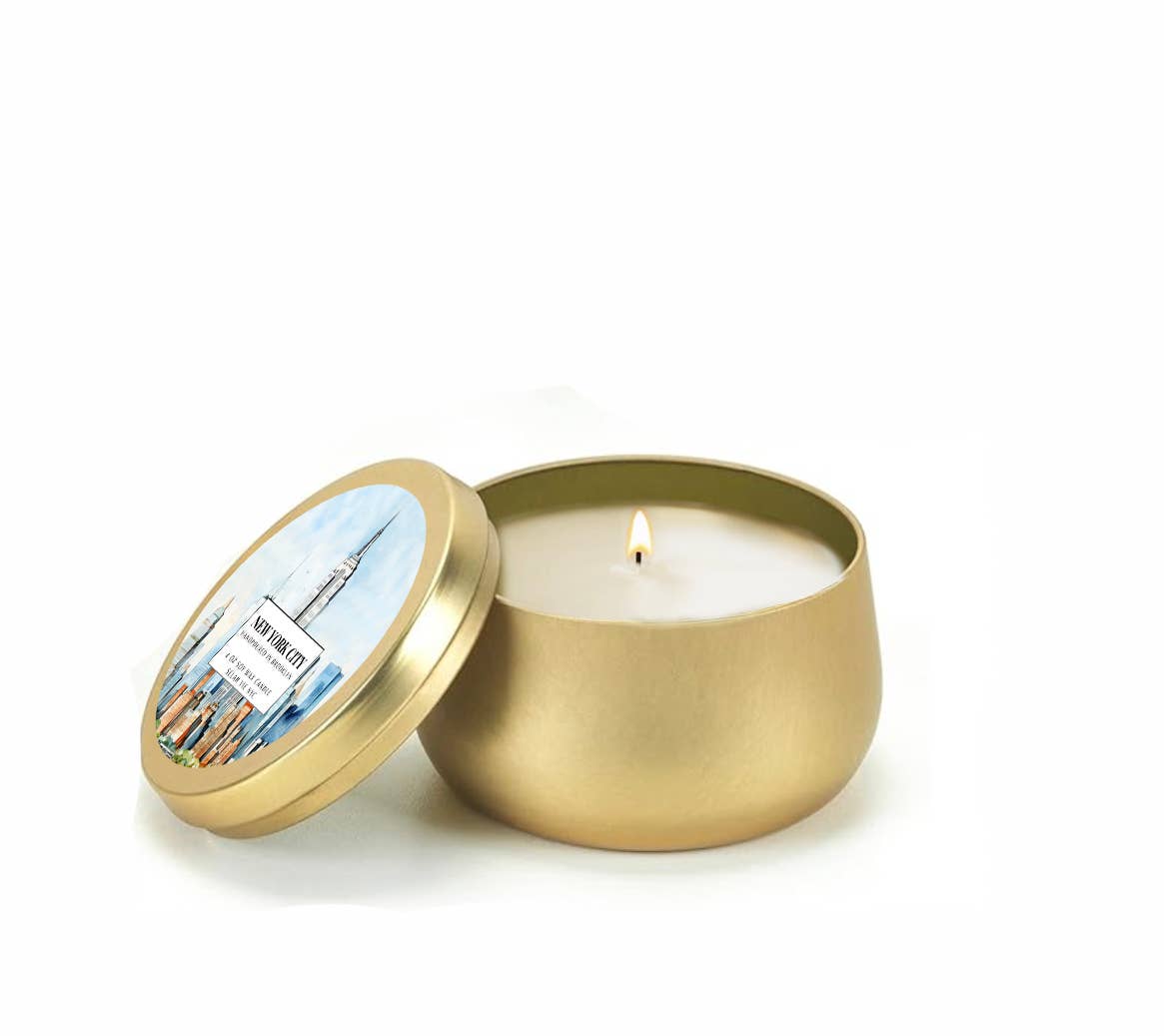 Selah Vie - Wholesale Travel Candles - New York City Candle Tin1