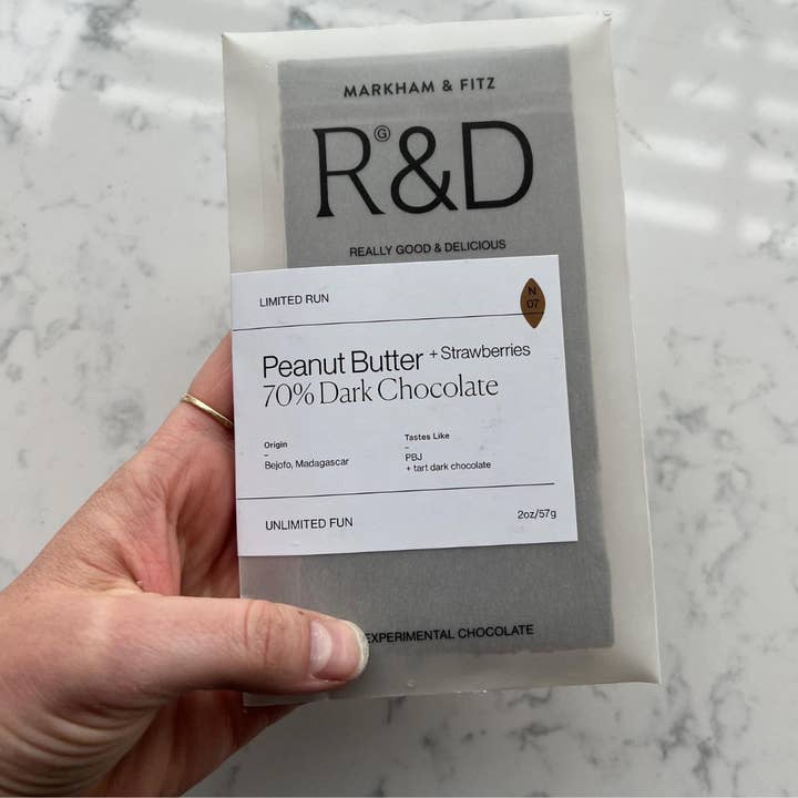 Markham & Fitz Chocolate - Wholesale Chocolate bar - Browned Butter Milk Chocolate 1