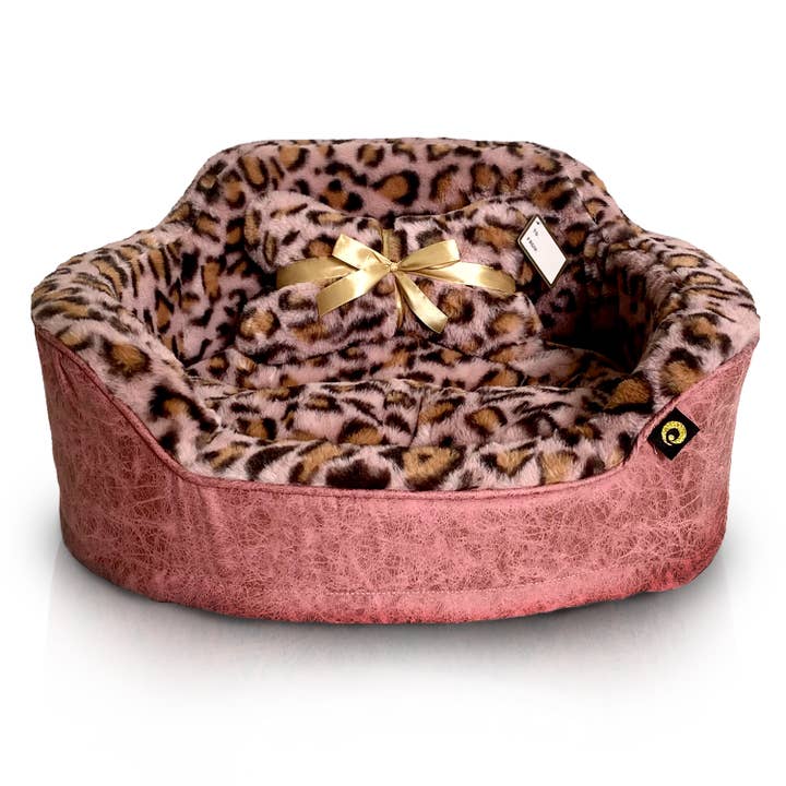 Precious Tails - Wholesale Pet bed – Cat/dog - Precious Tails Leopard Princess Bed19