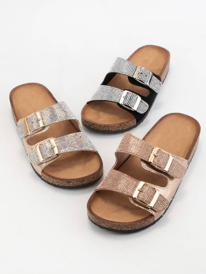 CCOCCI - Wholesale Sandals - Women's - JEWELED BIRKENSTOCK SLIDE6