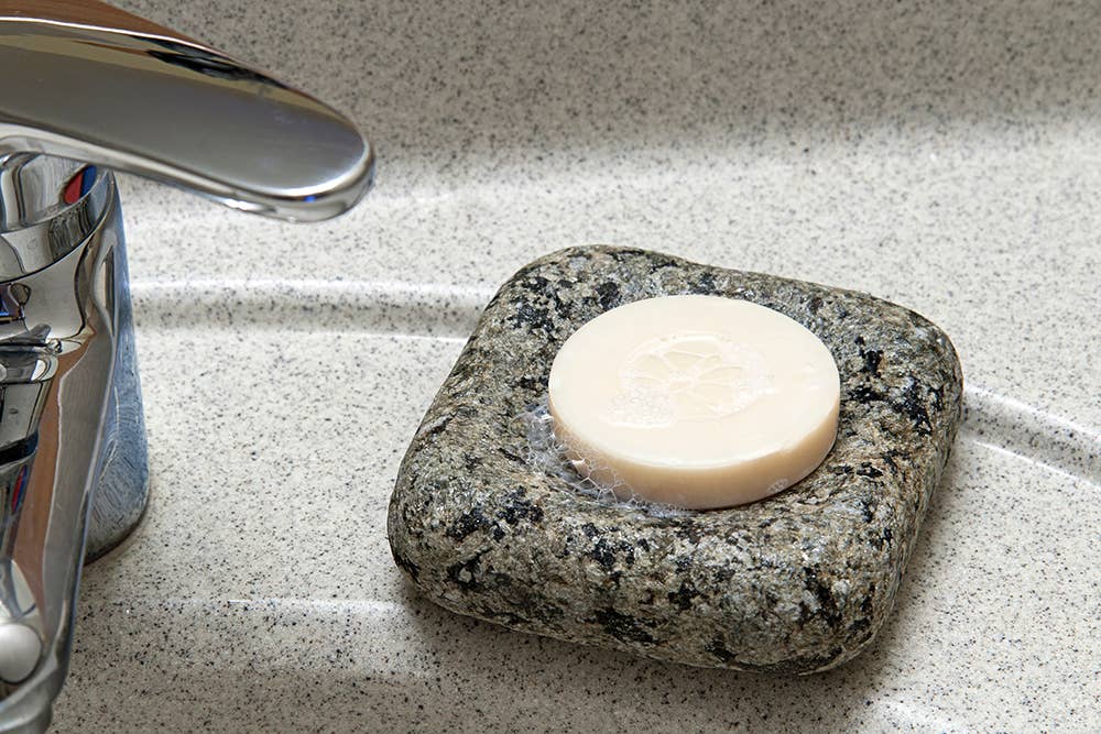 Sea Stones - Wholesale Bath Soap Dish - Cove Granite Soap Dish1