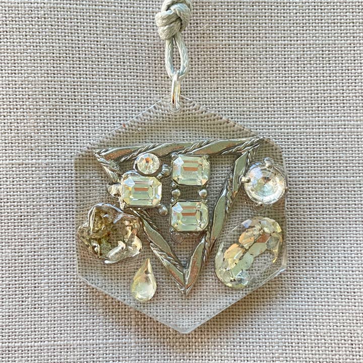 My Rhinestone Triangle for wholesale by Retro Ruby Jewels