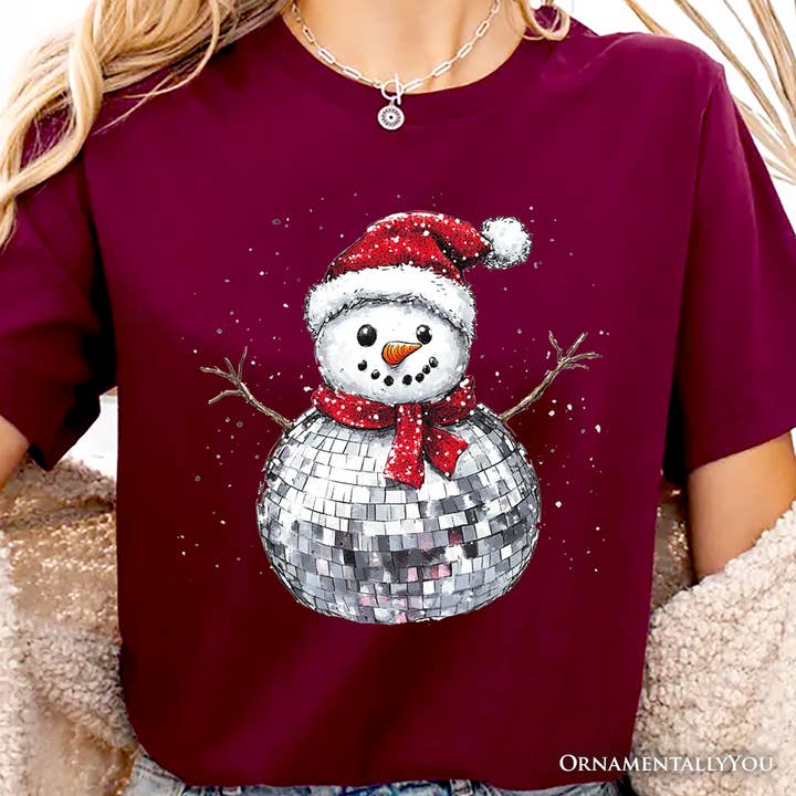 Disco Snowman Christmas T‑Shirt, Retro Holiday for Dancers and other Purchase Wholesale disco sunglasses. Free Returns & Net 60 Terms on Faire trending on Faire.