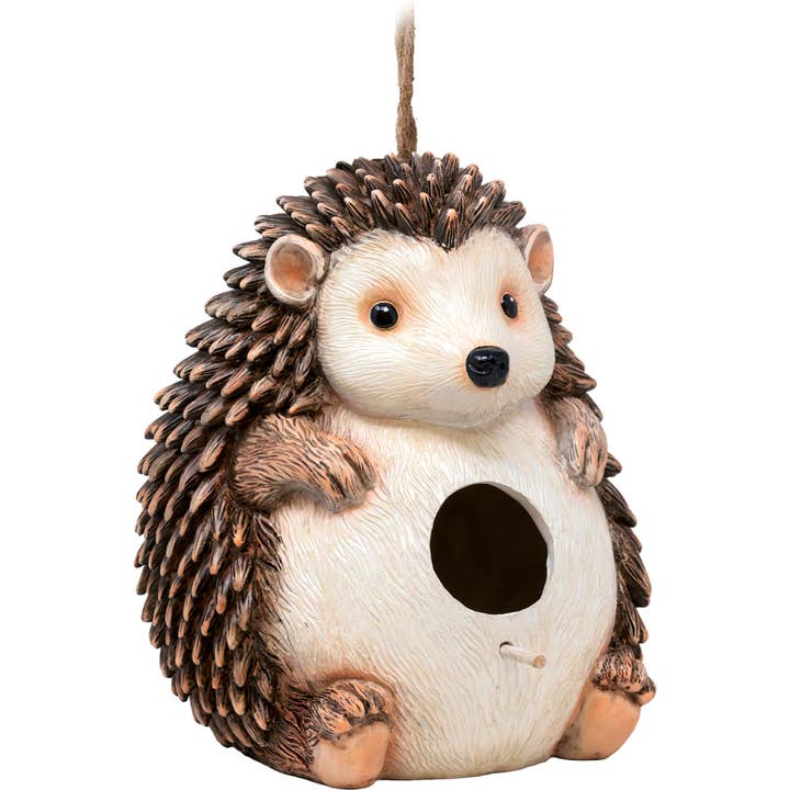 Hedgehog Birdhouse for wholesale by Spoontiques, Inc