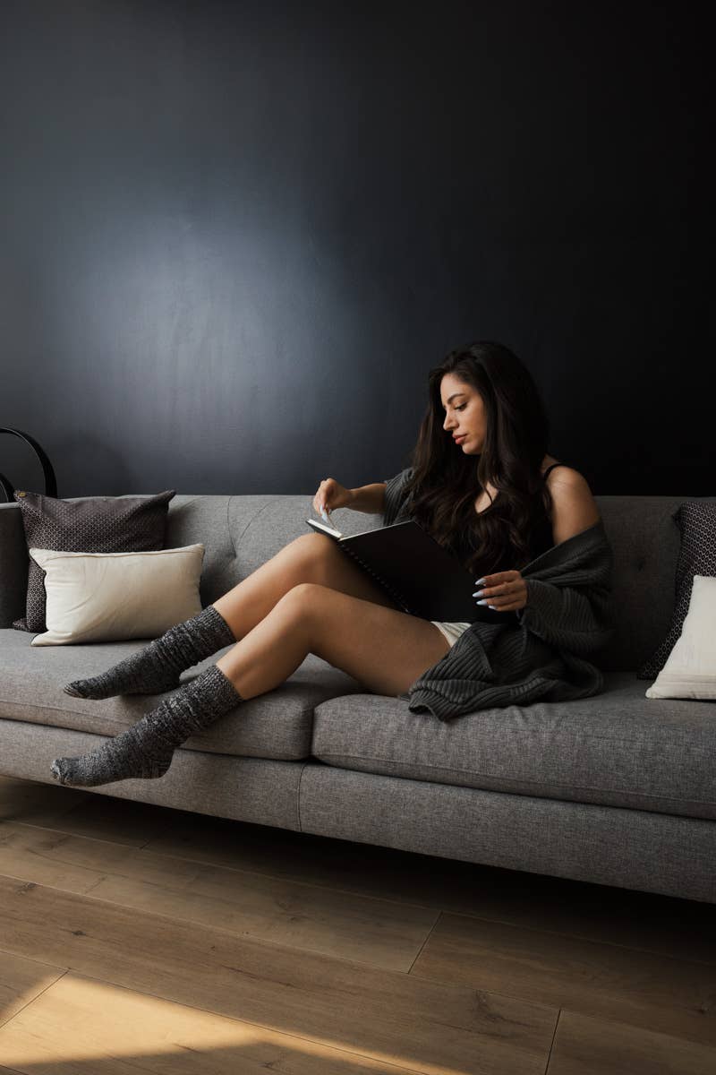 Leto Accessories - Wholesale Socks - Women's - Pastel Dreams Slouchy Knit Socks - Casual Knitwear 🧦1